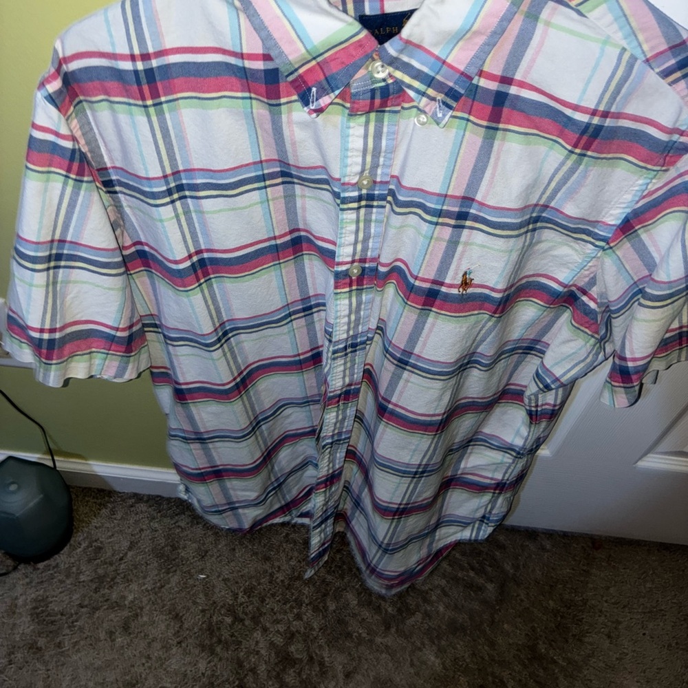 Polo Ralph Lauren Pastel Plaid Men's Shirt
